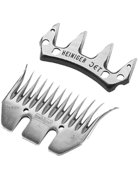 Juego de cuchillos de esquila Heiniger JET | 13/4 dientes para oveja
