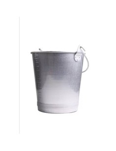 Cubo de aluminio (12 L) | con pico vertedor