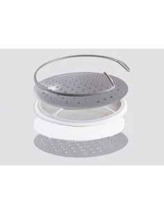 Embudo Colador de Leche de Aluminio KAMER, Completo 2