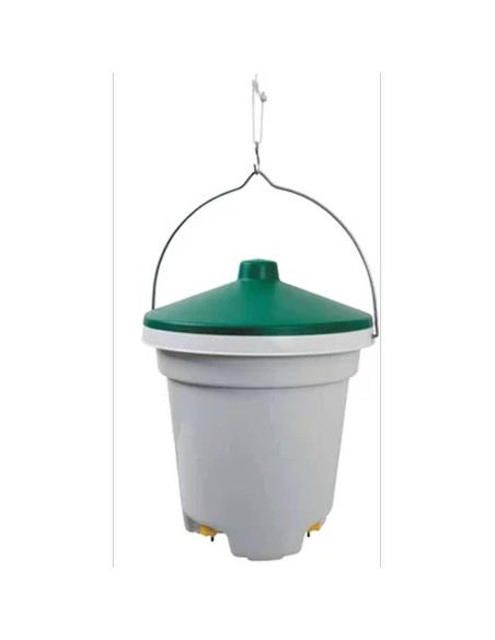 Bebedero para gallinas colgante con boquilla (12 L)