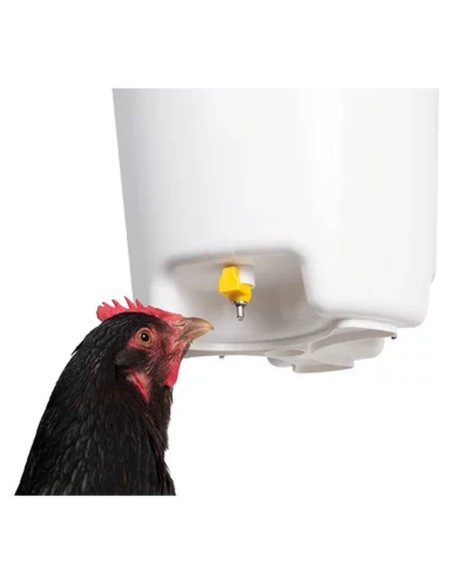 Bebedero para gallinas colgante con boquilla (12 L)