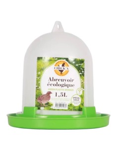 Bebedero de plástico para codornices (1,5 L)