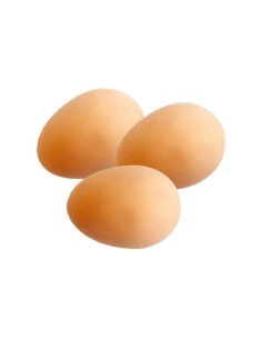 Huevos de nido CHICK'A para gallinas | caucho | 3 piezas