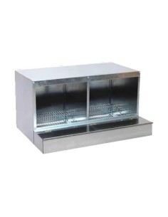 Nido para Gallinas de Acero Galvanizado Doble – 2...