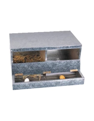 Nido | Acero galvanizado |Doble | 63 cm x 45 cm...