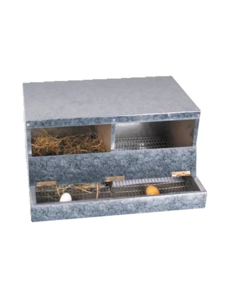 Nido | Acero galvanizado |Doble | 63 cm x 45 cm x 35 cm