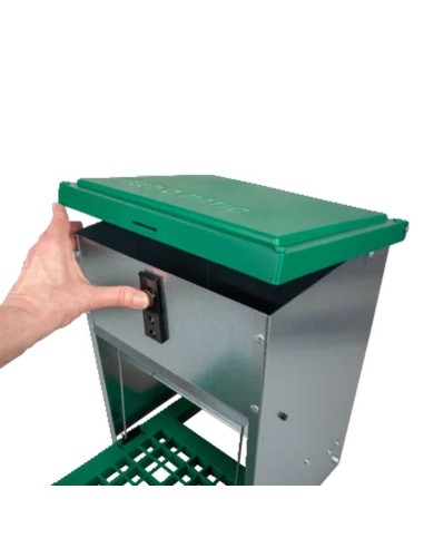 Comedero automático para pollos Feedomatic con...