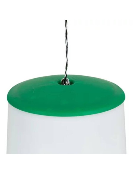 Comedero de plástico para aves de corral ASCOT | verde | (2,5 kilos)