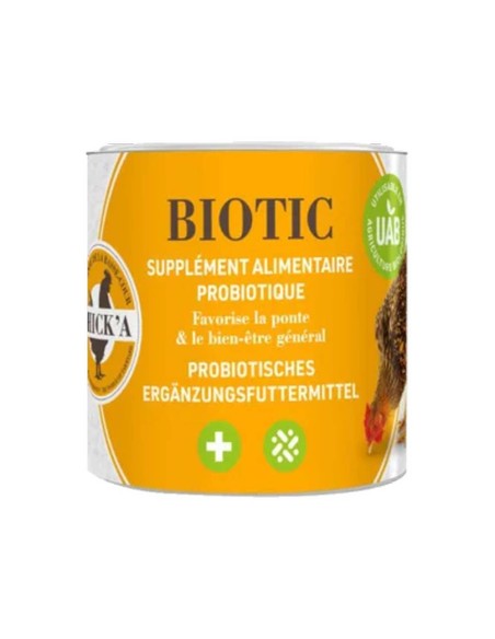 CHICK'A Complemento alimenticio probiótico para aves de corral | 360 gramos