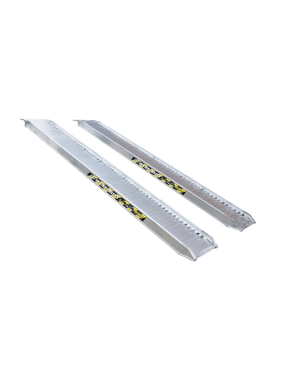 Pair of aluminum ramps