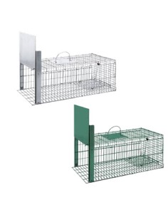 Jaula de captura para gatos plegable