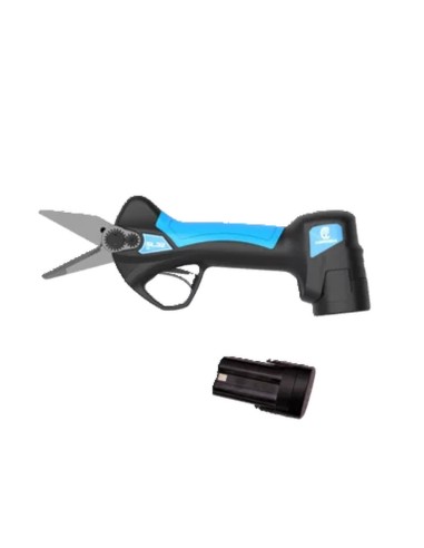 Tesoura elétrica para cascos com 2 baterias