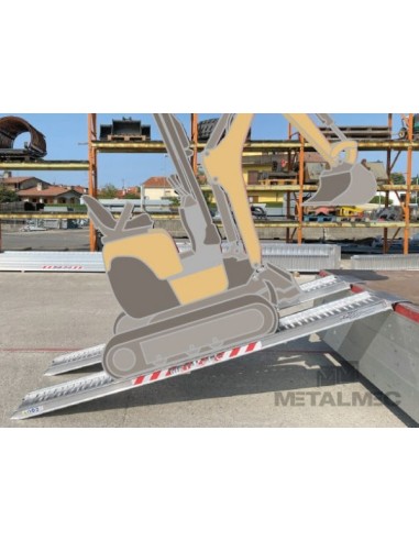 Rampas de Aluminio M076| Capacidad 3500 kg