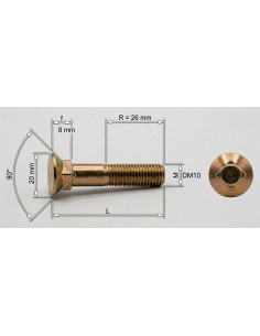 Vis M-10/45, qualité 8.8 DIY (1 unité) 2