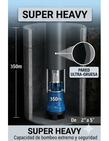 Tubo UPVC superpesado