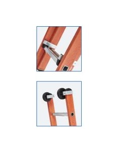 Escalera Mixta Extensible a Mano 2 Tramos Aislante (Fibra... 2