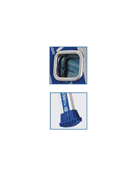 Escalera de Aluminio PLATINIUM Simple Acampanada (1 Tramo)