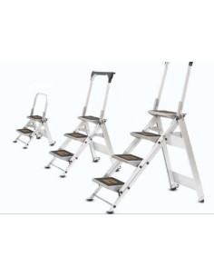Escalera de Tijera SAFETY STEP de Aluminio 2