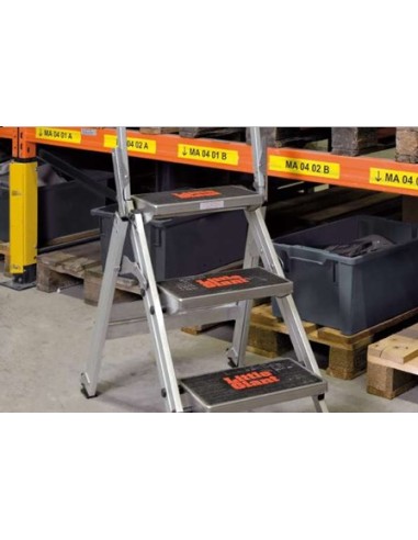 Escalera de Tijera SAFETY STEP de Aluminio