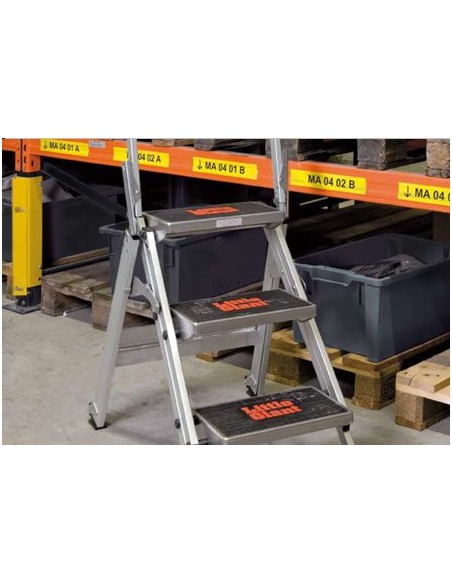 Escalera de Tijera SAFETY STEP de Aluminio