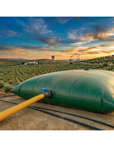 Tanque flexível de 760.000 litros para irrigação