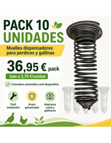 Pack de 10 ressorts distributeurs pour...