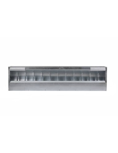 Mangeoire d'engraissement pour lapins, 1 m, 17...