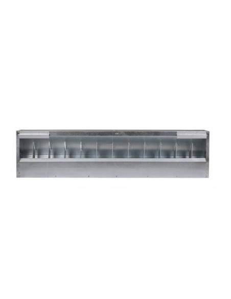 Rabbit fattening feeder, 1 m, 17 kg, with lid