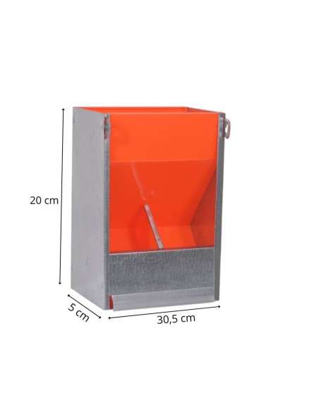 Mixed 2-mouth feeder, 2.3 kg disassembled