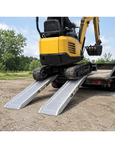 Aluminum ramps MODEL H.87 (Load 2100-4150 kg)