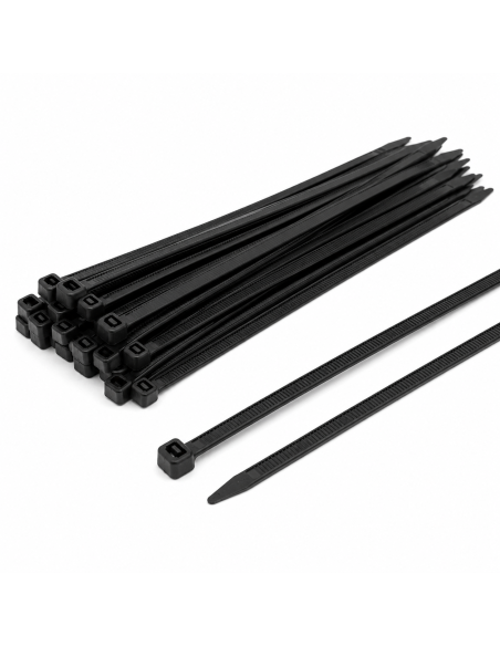 Black cable ties 370 x 4.8 mm – 22 kg – 100 pieces