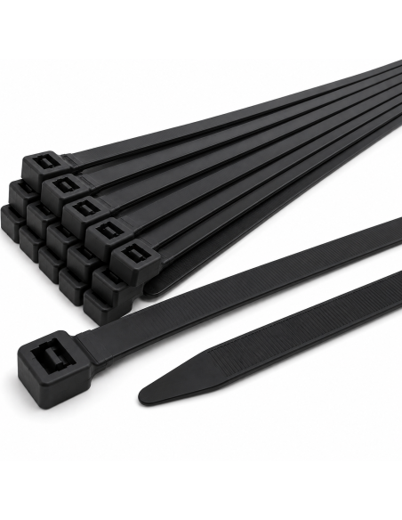 Black cable ties 530 x 9.0 mm – 79.4 kg – 100 pieces