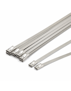 Bridas de acero inoxidable 316 de 360 x 4,6 mm – 89 kg –...
