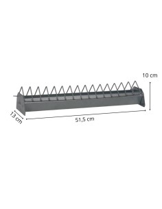 Alimentador de chão para pintinhos, capacidade 750 kg,... 2