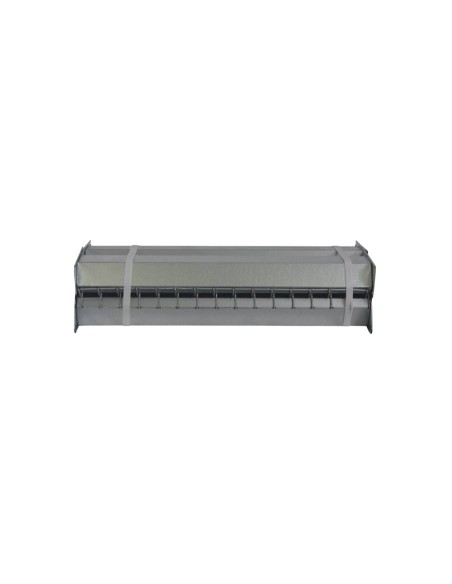 Comedero de Suelo para Pollitos con Rejilla Basculante (49 x 13 x 9 cm)