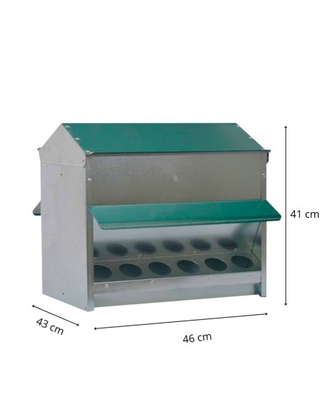 Alimentador de pássaros externo Natura, capacidade 18 kg