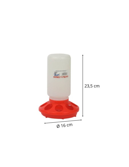 Comedouro para pássaros em garrafa, capacidade 1 kg
