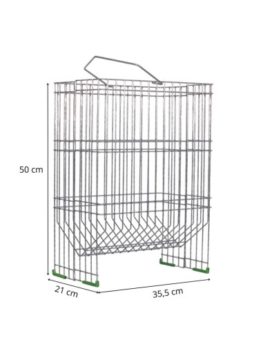 Forrajera Rectangular de Alambre Galvanizado...