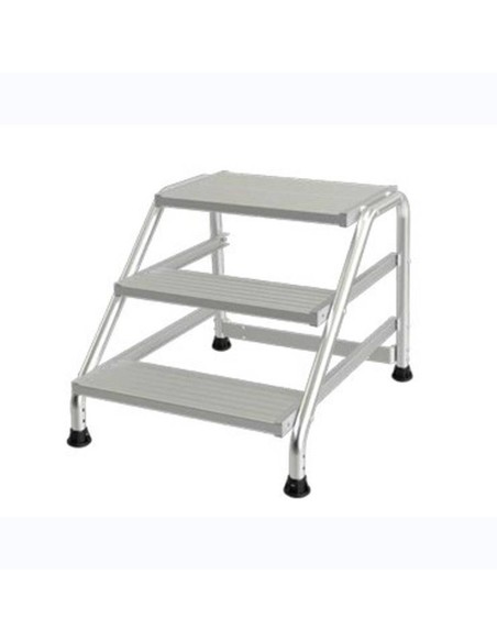 Escalera Industrial MODUL de Aluminio (con opción de Kit Barandilla)
