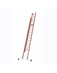 Escalera Mixta Extensible de Cuerda 2 Tramos Aislante...