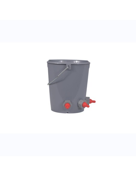 Seau d'allaitement avec 5 tétines pour agneau, capacité 9 l