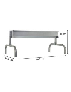 Bebedero de Canal para Corderos (1 m) – Chapa Galvanizada... 2