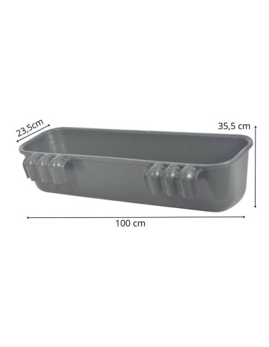 Abreuvoir/mangeoire pour veaux 1 m, capacité 42 l