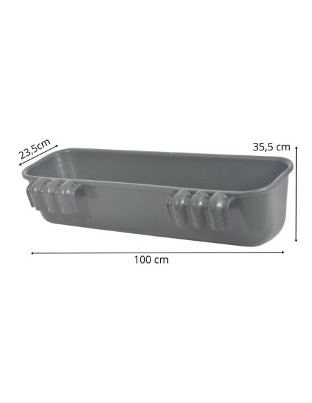 Abreuvoir/mangeoire pour veaux 1 m, capacité 42 l