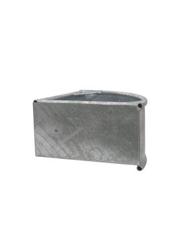 Galvanized corner feeder, capacity 18 kg