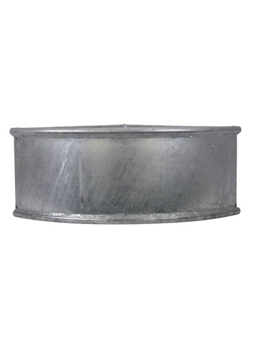 Mangeoire d'angle galvanisée, capacité 18 kg