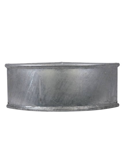 Galvanized corner feeder, capacity 18 kg