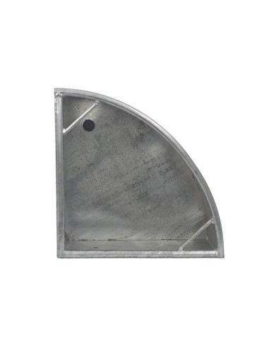 Galvanized corner feeder, capacity 18 kg