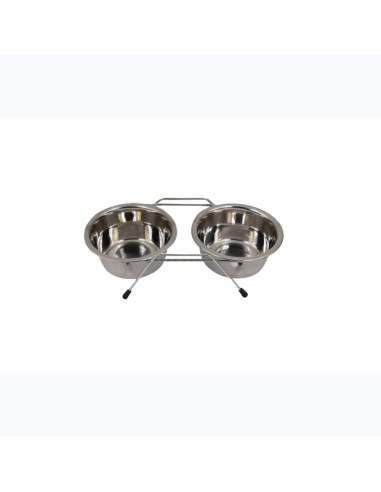 Double feeder with support, capacity 0.45 l
