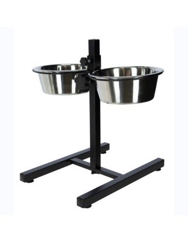 Mangeoire double réglable, capacité 2,80 l